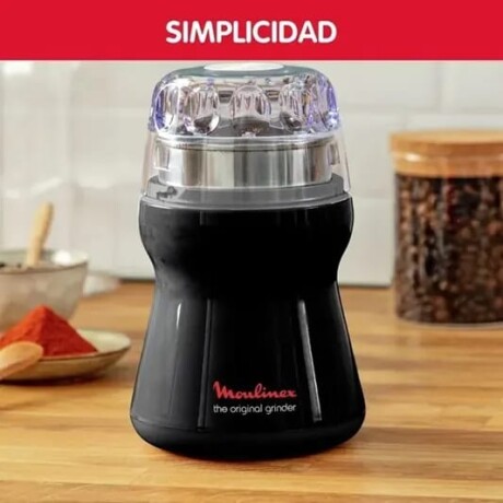 Molinillo De Café Moulinex | Acero inoxidable | 500ml | Color negro Molinillo De Café Moulinex | Acero inoxidable | 500ml | Color negro