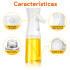 Pulverizador de Aceite 220 ml | Spray de Cocina Saludable, Preciso y Reutilizable para Air Fryer y Ensaladas Blanco Pulverizador de Aceite 220 ml | Spray de Cocina Saludable, Preciso y Reutilizable para Air Fryer y Ensaladas Blanco
