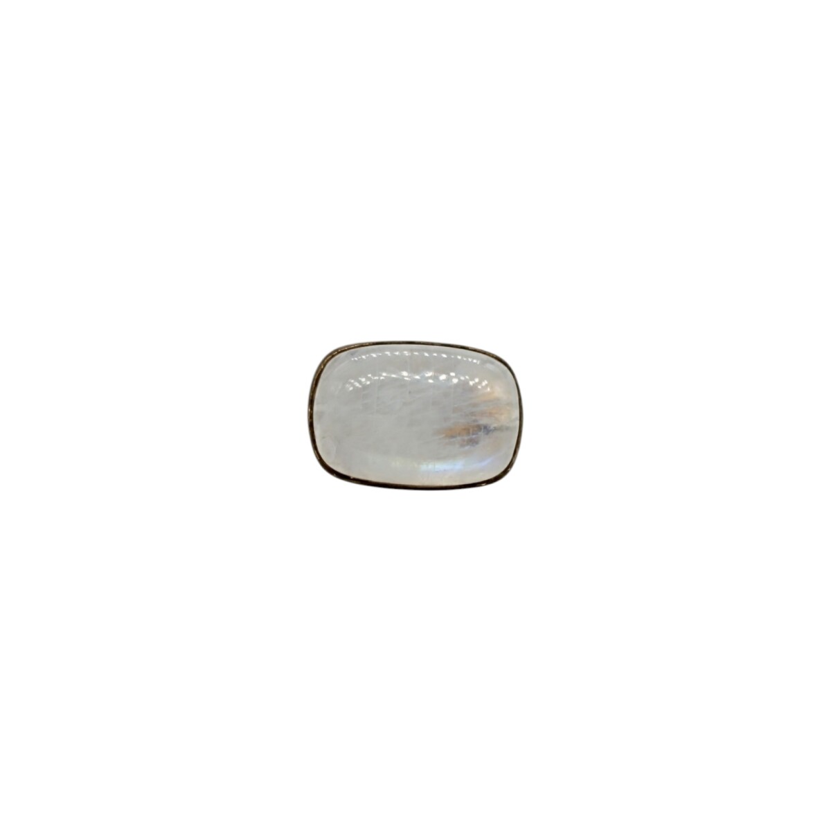 Anillo Rectangular Piedra luna Plata 925 - AN4760 - sinpiedra 