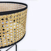 LAMPARA MIMBRE BEIGE P/MESA 30X34,5CM Unica