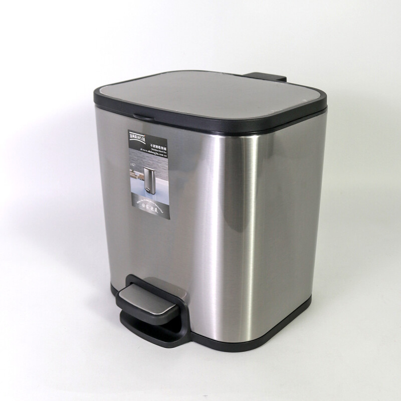 BASURERO INOX C/PEDAL 8LTS Unica