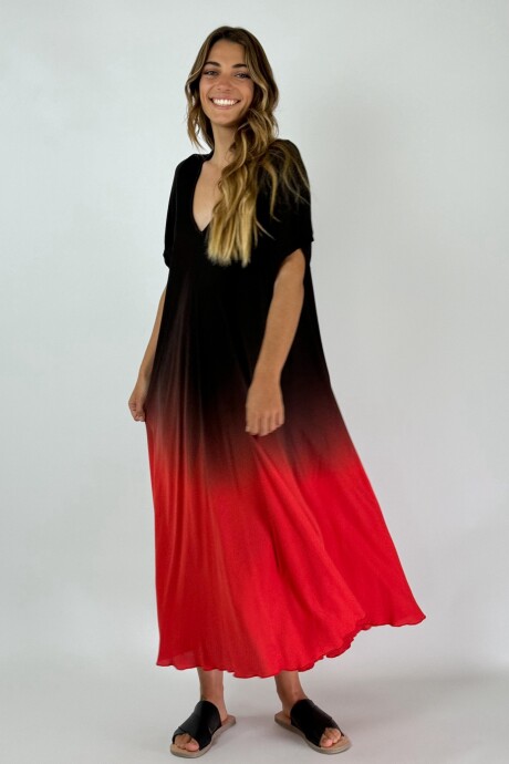 VESTIDO MORA Rojo