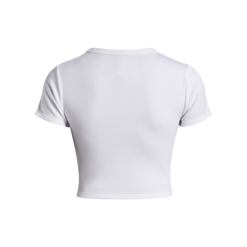 UA Rival Rib Baby Tee-WHT WHT-100