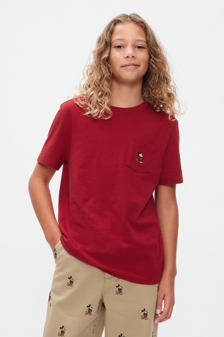 Remera Con Bolsillo Disney Niño Sled