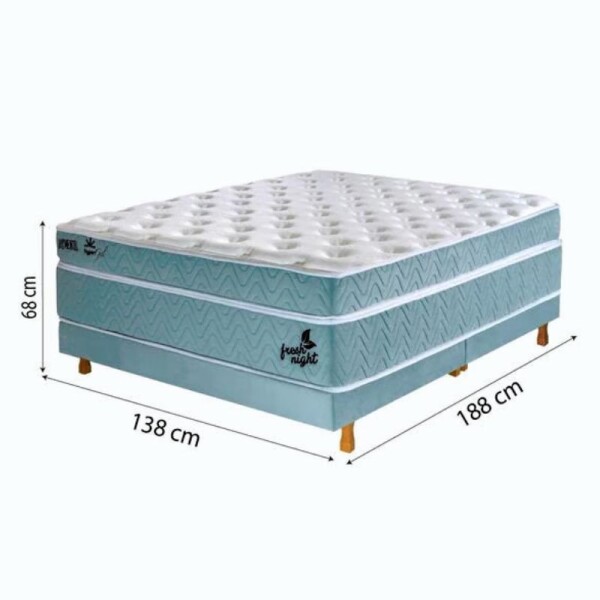 SOMMIER DE ESPUMA Y RESORTES 2 PLAZAS 1.38 MT - MOLA FRESH NIGHT TOP SOMMIER DE ESPUMA Y RESORTES 2 PLAZAS 1.38 MT - MOLA FRESH NIGHT TOP