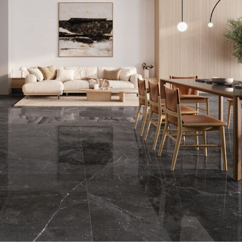 PORCELANATO Negro SATINADO RECTIFICADO 100X100Cm PISO PARED GAMAS DE NEGRO