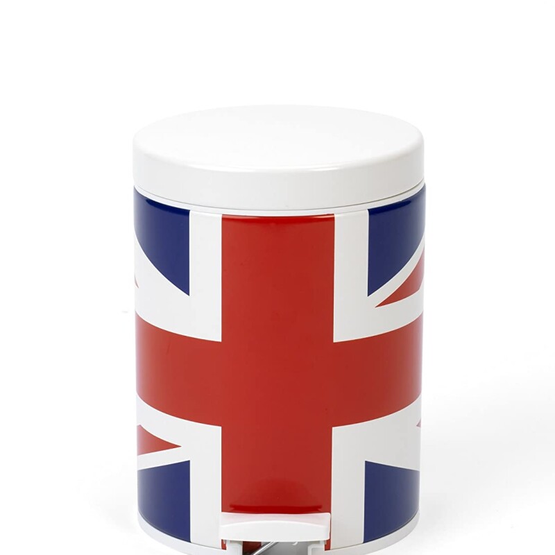 CUBO PEDAL PARA RESIDUOS 5 Lts UNION JACK - BRA479762 CUBO PEDAL PARA RESIDUOS 5 Lts UNION JACK - BRA479762