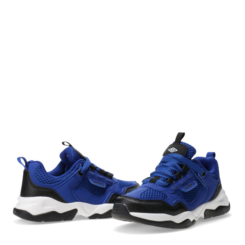 Championes Infantiles Umbro Trix Azul Real - Negro