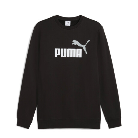 Buzo de Hombre Puma Logo Crew Negro