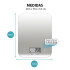 Balanza Digital de Cocina IMBACK con Precisión 1g a 5kg, Acero Inoxidable Color Plateado Balanza Digital de Cocina IMBACK con Precisión 1g a 5kg, Acero Inoxidable Color Plateado