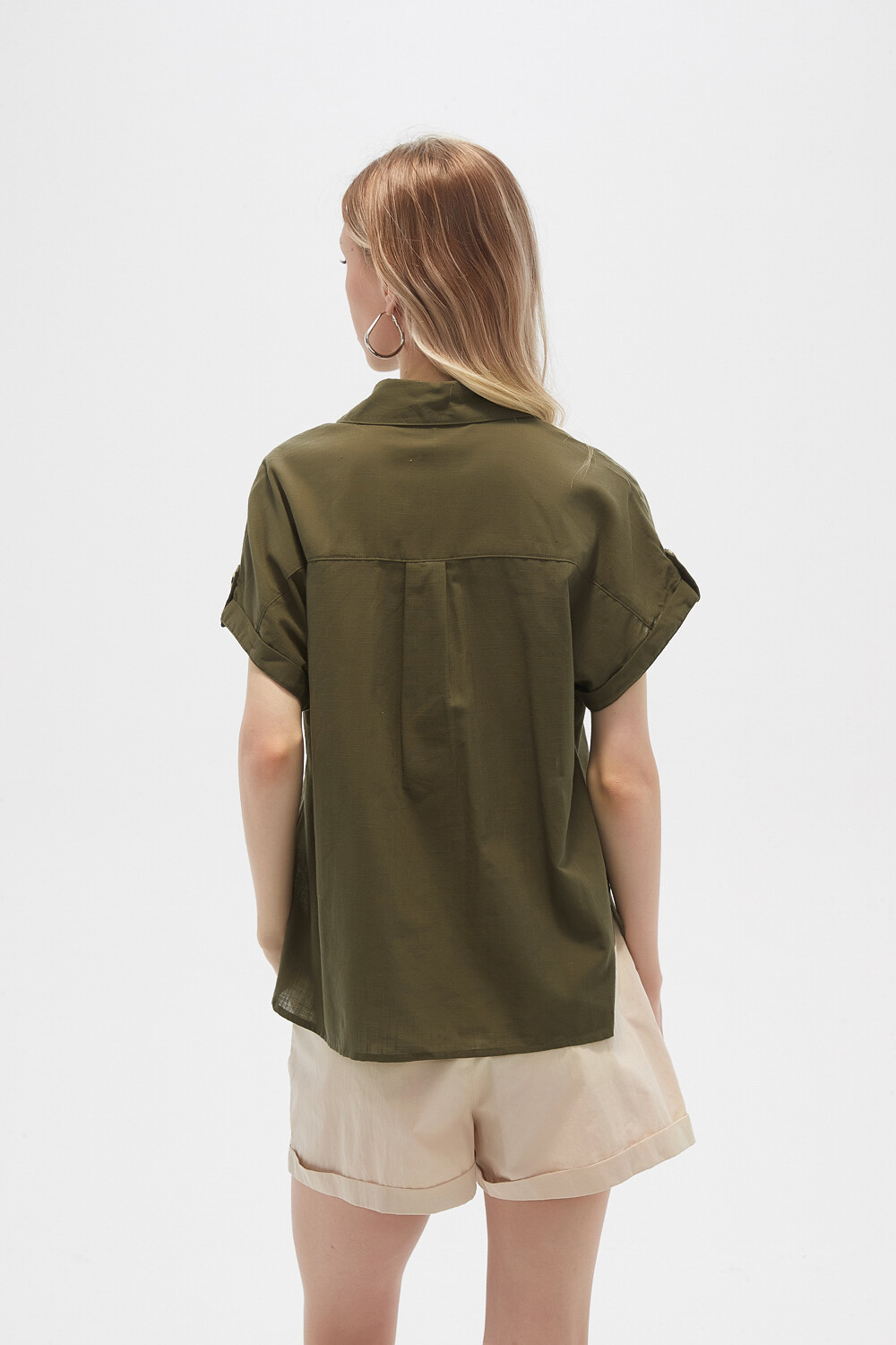 Camisa Taif Verde Oliva Oscuro