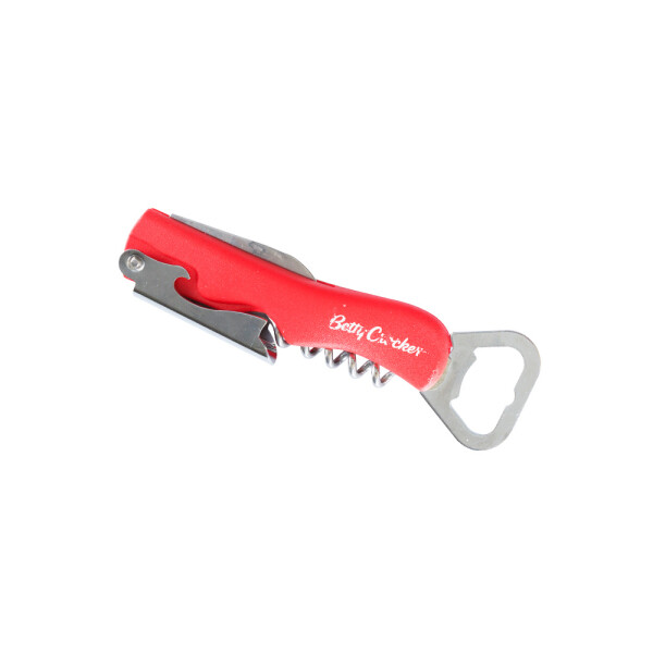 ABRIDOR MULTIFUNCIONAL DE METAL CON MANGO PLASTICO BETTY CROCKER ABRIDOR MULTIFUNCIONAL DE METAL CON MANGO PLASTICO BETTY CROCKER