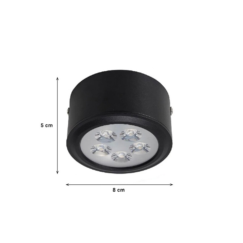 Luminaria Roma Exterior 5W Negro Luminaria Roma Exterior 5W Negro