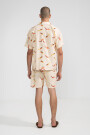 CONVERTIBLE CAMP-COLLAR SHIRT Mermaid Cream