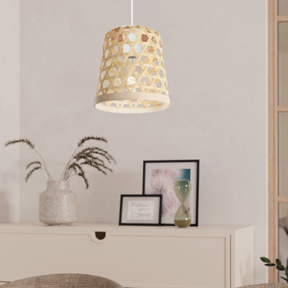 Pantalla de madera Ø160X175 CAPOLIVERI-E EG0886