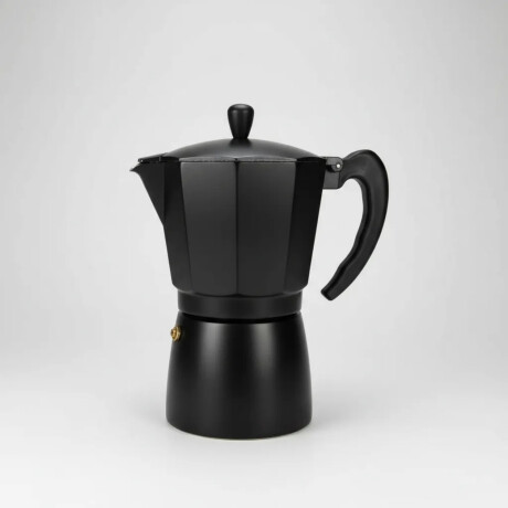 Cafetera Italiana en Aluminio 9 tazas Negro