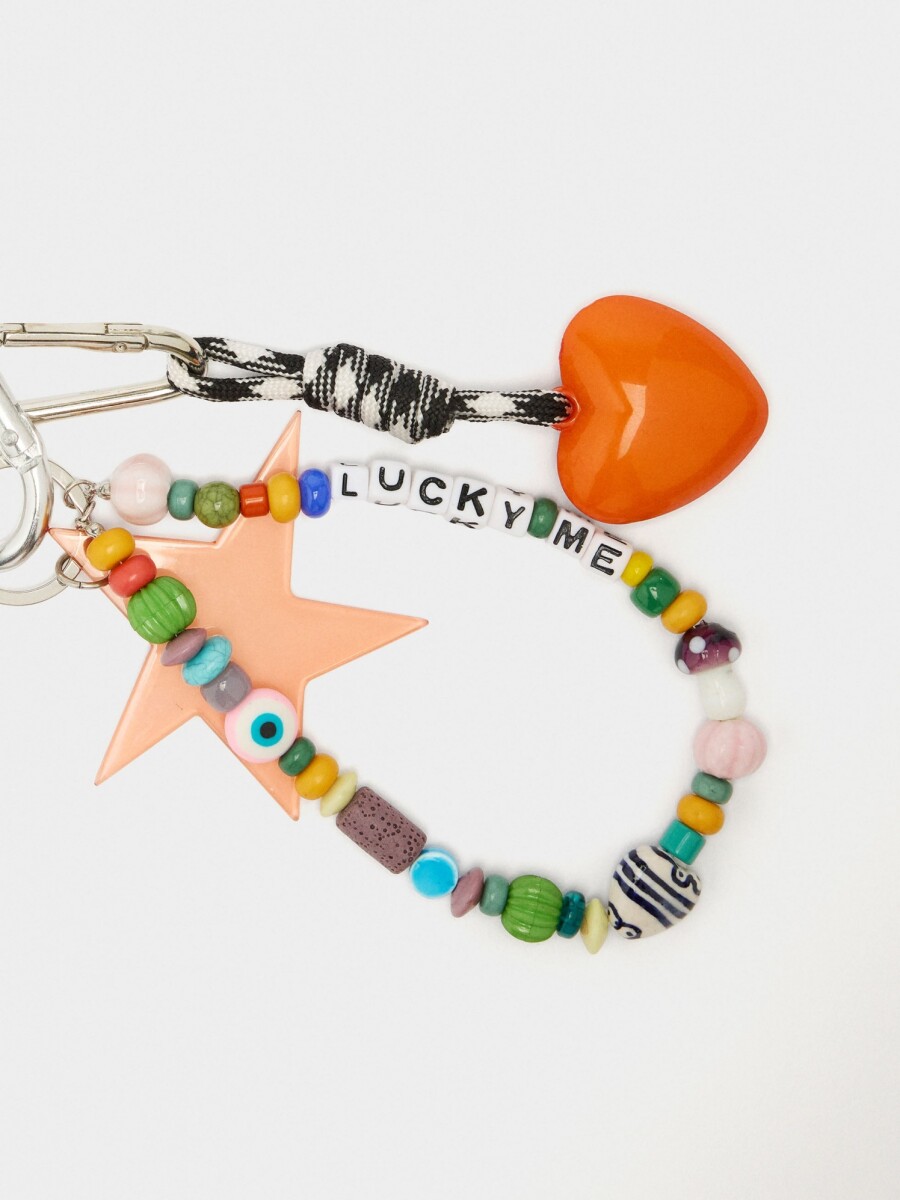 Llavero Charm Estrela multicolor