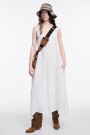 VESTIDO ESCOTE V Crudo