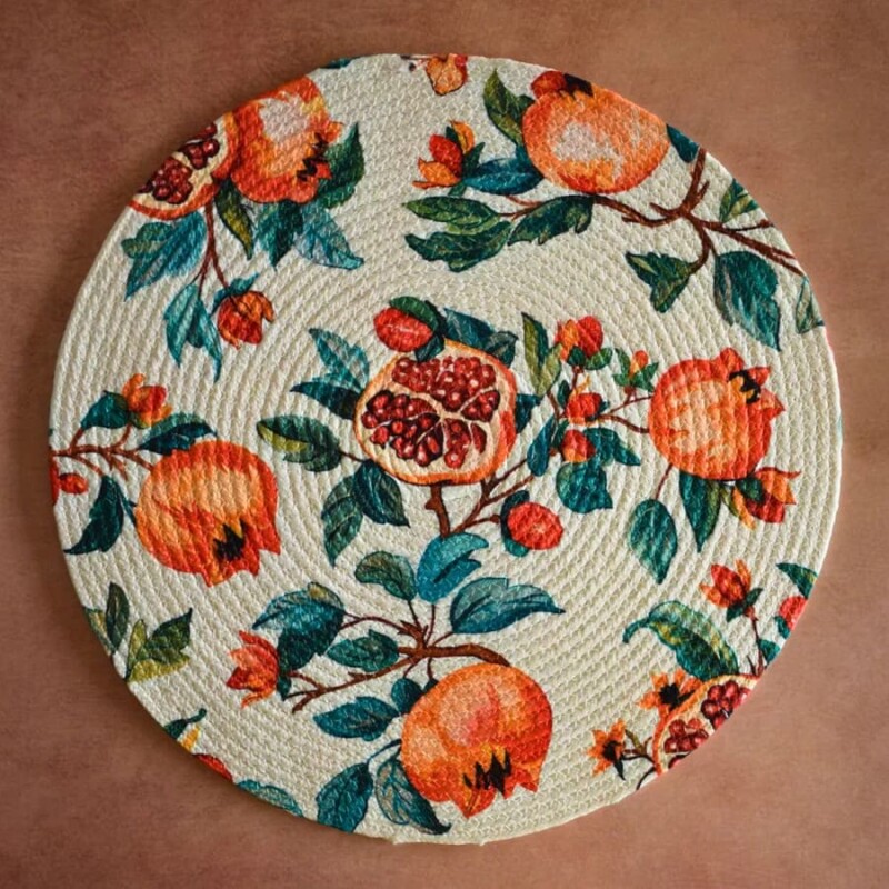 Individual redondo Flores Individual redondo Flores