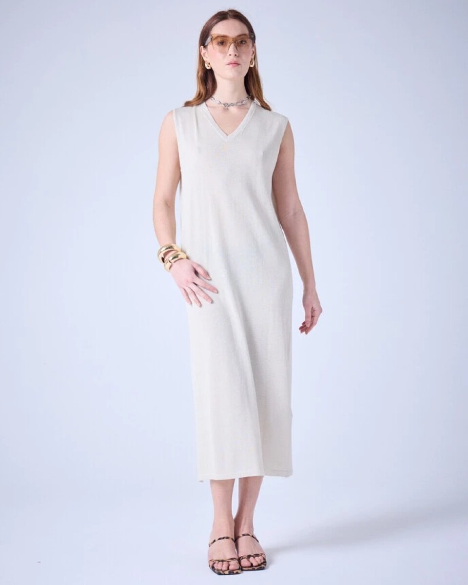 Vestido tejido maxi 