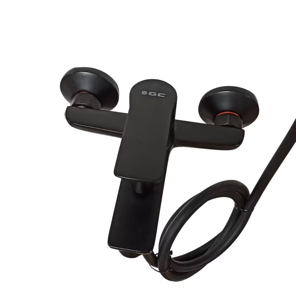 Grifería de ducha Monocomando Exterior con transferencia Blaster Negro Mate Grifería De Ducha Monocomando Exterior Con Transferencia Blaster Negro Mate