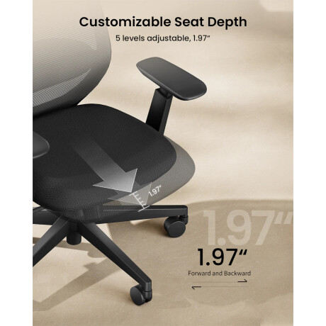 Silla de Escritorio Ergonómica Ajustable 360°/130° Protoarc EC200 001