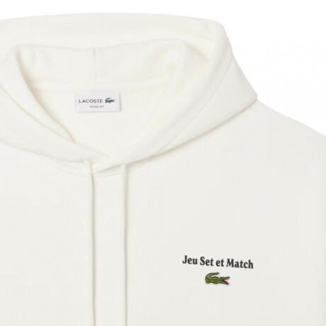CANGURO LACOSTE SWEATSHIRT White