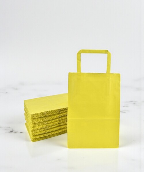 Pack x 50 - bolsa lisa 14x08x20 cm. AMARILLO
