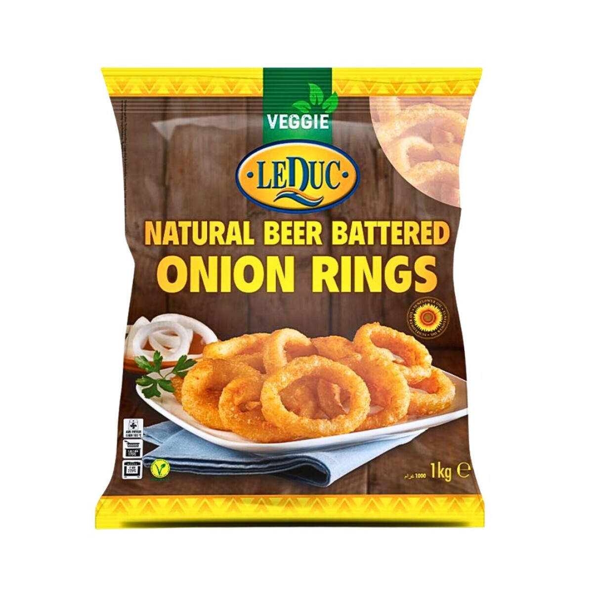 Aros de Cebolla Rebozados c/Cerveza Leduc - 1 kg 