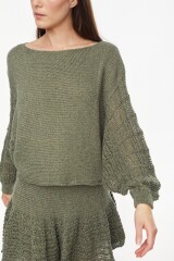 Sweater Agora Verde Claro/Oscuro