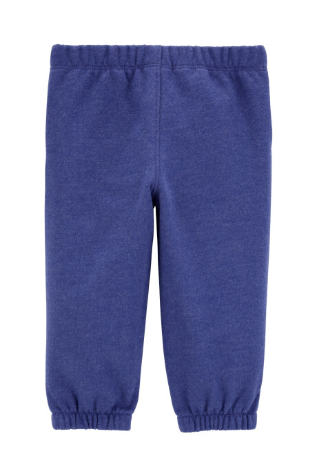 Pantalón deportivo de algodón, azul Sin color