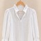 Blusa Copenhague Broderie calado blanco