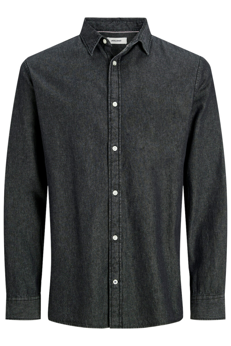 Camisa Texas Denim Básica Black Denim