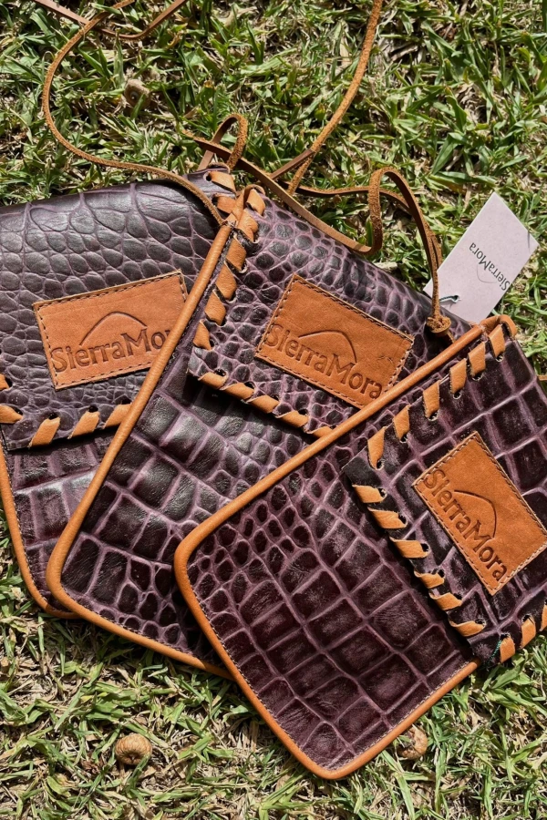 Cel Bag Crocco Berenjena