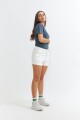 Short con bolsillos BLANCO