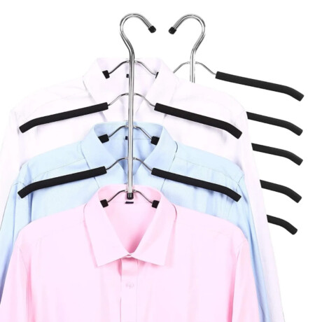 Percha Colgador 5 En 1 De Metal Mágico Portatil Antidesliza Percha Colgador 5 En 1 De Metal Mágico Portatil Antidesliza