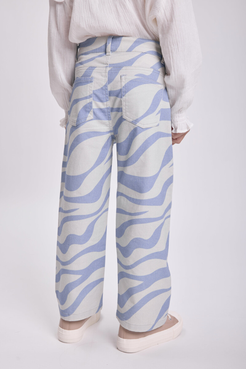 Pantalón jean slouchy cortes Celeste