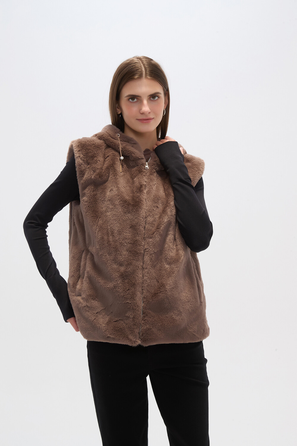 Chaleco Chery Taupe / Mink / Vison