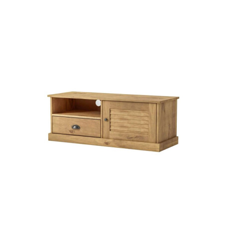 Rack de TV 1 Puerta 1 Cajion Li­nea Valenciana Natural