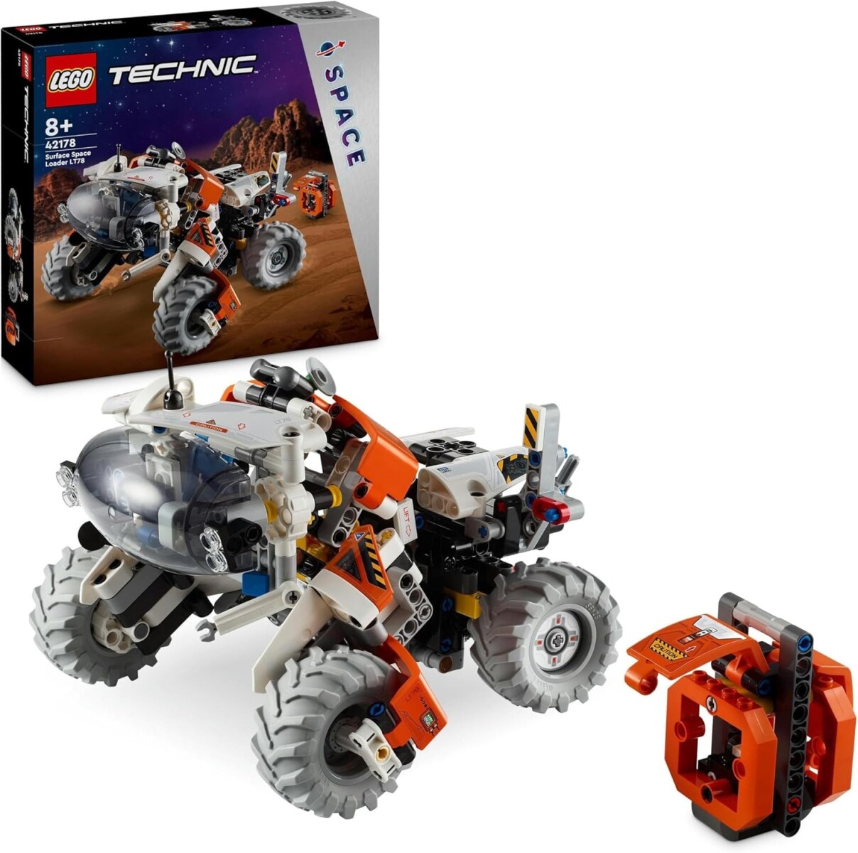 Lego Technic 42178 - Cargadora Espacial de Superficie LT78 