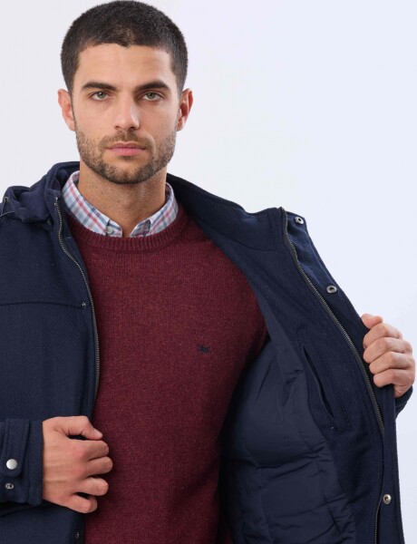 SACO DE PAÑO CON CAPUCHA Azul