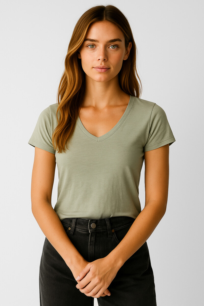 Remera Querias - Verde Azulado 