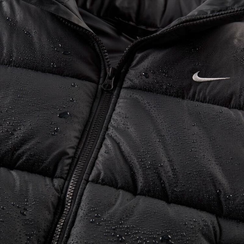 Abrigo Nike Sportswear Classic Puffer de Mujer Negro