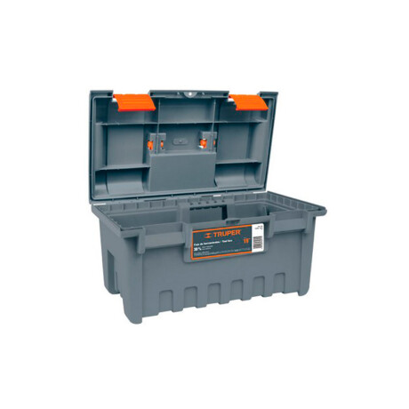 ZZ CAJA HERRAMIENTAS (48X27X25) POLIPROPILENO GRIS TRUPER CHA-19G N/a