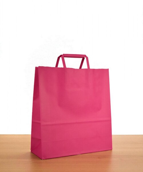Bolsa lisa acuario 30x12x32 cm FUCSIA