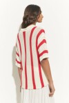 Camisa tejida rojo