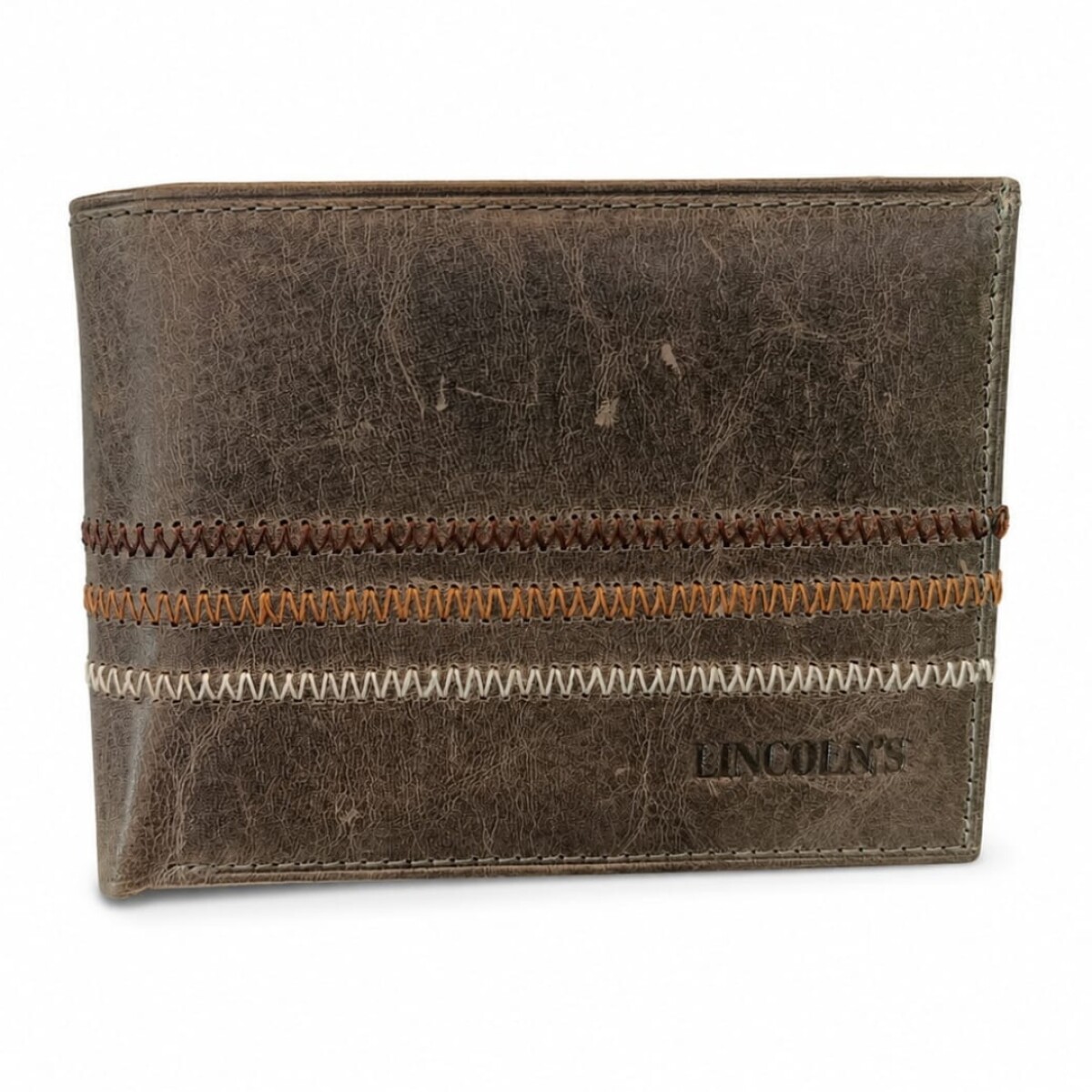 BILLETERA DE HOMBRE LINCOLNS 45 - griscombinado 