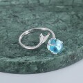 Anillo Cola De Sirena Con Circonita CÃºbica de Plata 925 con Caja Anillo Cola De Sirena Con Circonita CÃºbica de Plata 925 con Caja