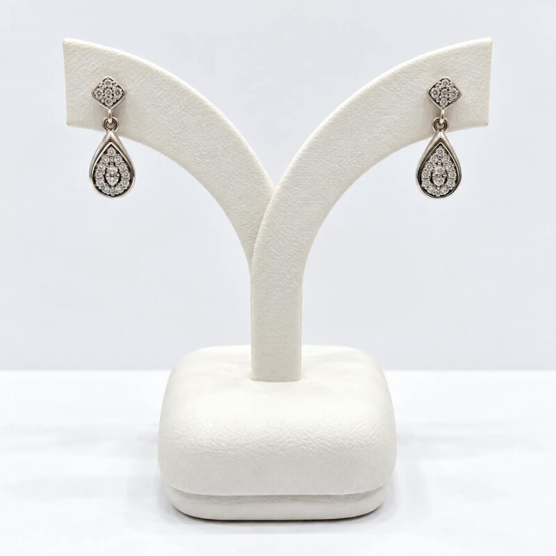 Caravanas con zirconias en pave Caravanas con zirconias en pave