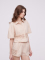 Camisa Shimmia Beige